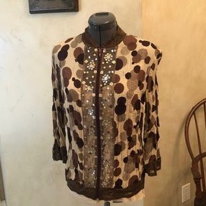 Jaipur Light Sequin and Lace Jacket